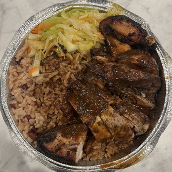 Carena's Jamaican Grille - Large Jerk Chicken - Dinner - Caribbean Near Me - Richmond, Virginia
