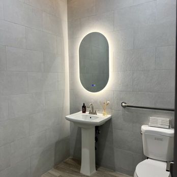 Aaria Dental - Minimalistic and stylish bathroom - General Dentistry Near Me - San Ramon, California