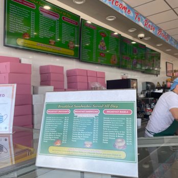 Rose Donuts - Menu board - Coffee & Tea Near Me - San Diego, California Rose Donuts - Menu board - Coffee & Tea Near Me - San Diego, California