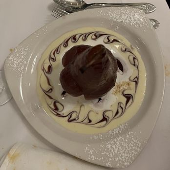 Pier 95 Restaurant - Marina - Poached pear in melted chocolate. So good you will want another! - Seafood Near Me - Freeport, New York Pier 95 Restaurant - Marina - Poached pear in melted chocolate. So good you will want another! - Seafood Near Me - Freeport, New York