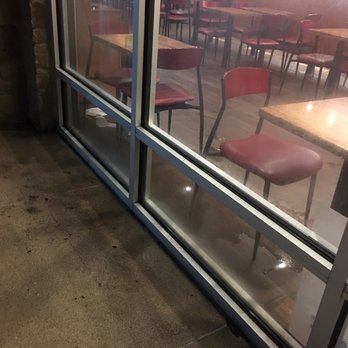 Panda Express - Water spilled and left. Gross. - Chinese Near Me - San Marcos, Texas