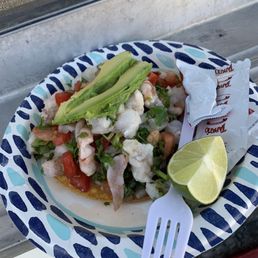 Shrimp Tostada