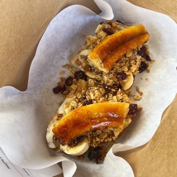 Galu Cafe and Delicatessen - Banana almond butter toast - Coffee & Tea Near Me - Chula Vista, California Galu Cafe and Delicatessen - Banana almond butter toast - Coffee & Tea Near Me - Chula Vista, California