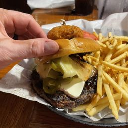 Popper Topper Burger