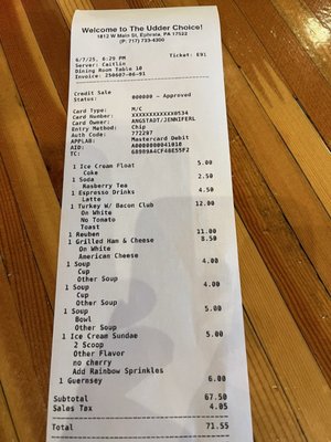 Menu photo 2 The Udder Choice Ephrata, PA