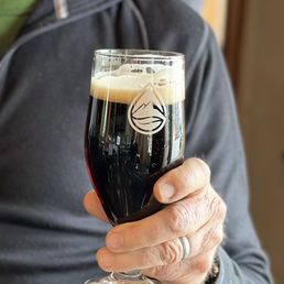 Dark mountain coffee stout