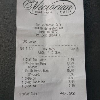 Victorian Cafe - Breakfast & Brunch Near Me - Bend, Oregon