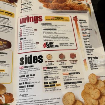 Buffalo Wild Wings - Menu - Chicken Wings Near Me - Austin, Texas