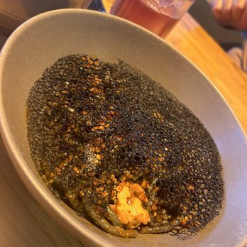 Present Tense - Squid ink pasta - Izakaya Near Me - Nashville, Tennessee Present Tense - Squid ink pasta - Izakaya Near Me - Nashville, Tennessee
