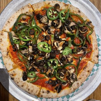 Biergarten - Veggie pizza no cheese, no onions, ass jalapeños. - Beer Gardens Near Me - Santa Barbara, California Biergarten - Veggie pizza no cheese, no onions, ass jalapeños. - Beer Gardens Near Me - Santa Barbara, California