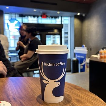 Luckin Coffee - Kyoto Matcha Latte (Hot) - Coffee & Tea Near Me - New York, New York Luckin Coffee - Kyoto Matcha Latte (Hot) - Coffee & Tea Near Me - New York, New York