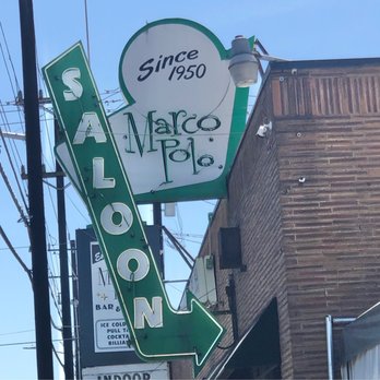Marco Polo Bar & Grill - exterior sign look for this retro sign - Dive Bars Near Me - Seattle, Washington Marco Polo Bar & Grill - exterior sign look for this retro sign - Dive Bars Near Me - Seattle, Washington