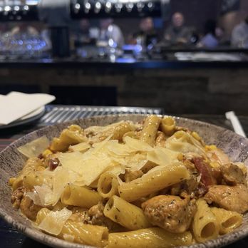 Tavern in the Square - Bayou chicken pasta dish - New American Near Me - Cranston, Rhode Island