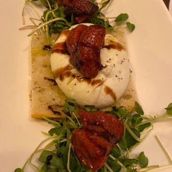Etabli - Burrata with strawberries - Wine Bars Near Me - Washington, DC, District of Columbia