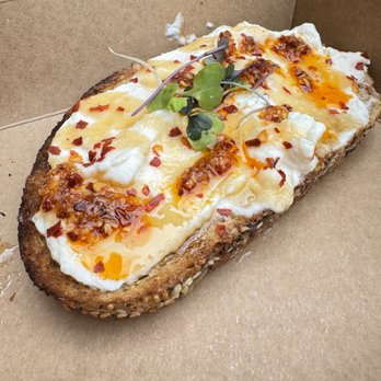 Better Days - Spicy ricotta toast....a bit of a party for your mouth. - Coffee & Tea Near Me - Las Vegas, Nevada
