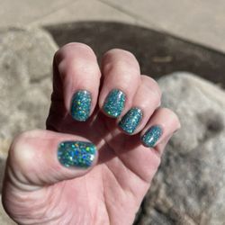Gel polish manicure