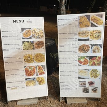 ARTIPASTA - Menu (on the truck they post their daily specials off the menu. Tonight it was lasagna) - Italian Near Me - Austin, Texas ARTIPASTA - Menu (on the truck they post their daily specials off the menu. Tonight it was lasagna) - Italian Near Me - Austin, Texas