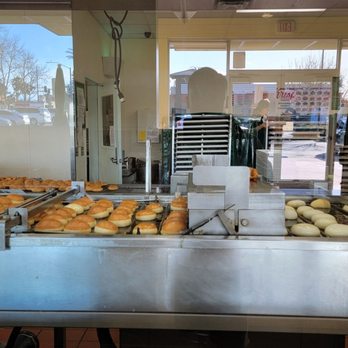 Krispy Kreme - Yummy goodness on the conveyer belt - Donuts Near Me - Ontario, California