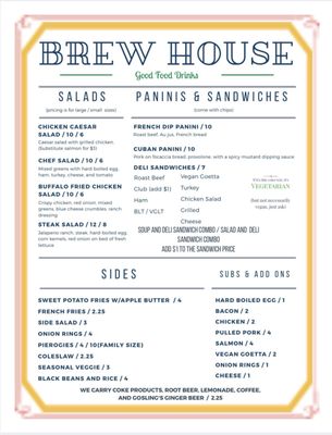 Menu photo 2 Brew House Cincinnati, OH