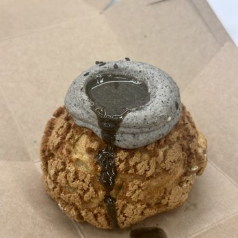 Bibble & Sip - Sesame cream puff - Coffee & Tea Near Me - New York, New York Bibble & Sip - Sesame cream puff - Coffee & Tea Near Me - New York, New York
