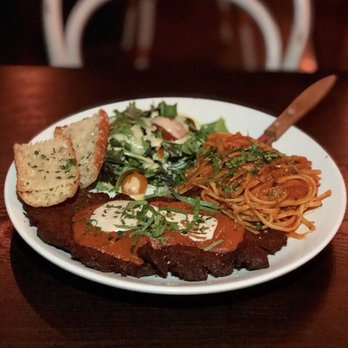 Modern Love Brooklyn - Chickpea Cutlet Parmesan - Vegan Near Me - Brooklyn, New York Modern Love Brooklyn - Chickpea Cutlet Parmesan - Vegan Near Me - Brooklyn, New York