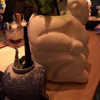 Nhậu Bar - Sharing cocktail with regular cocktail for size - Bars Near Me - Montreal, Quebec