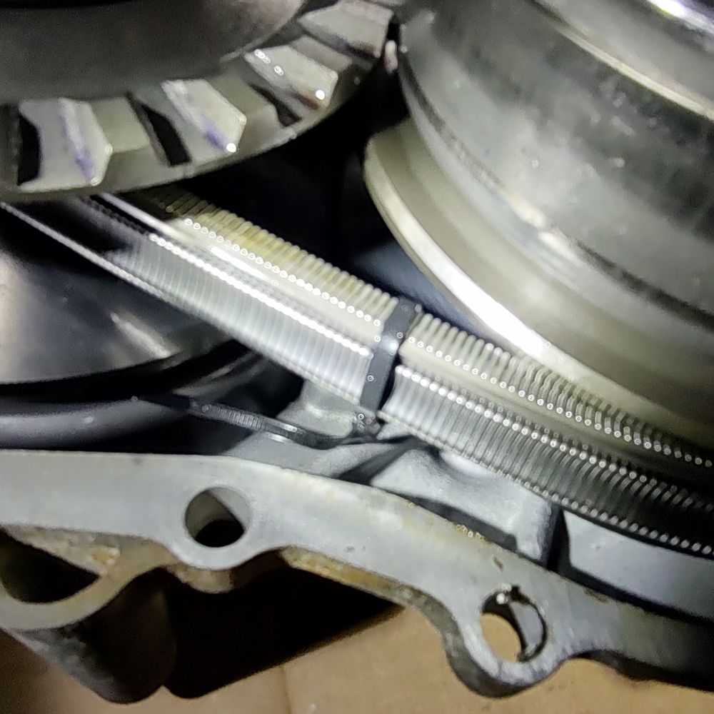 Transmission held together with a ZIP Tie from Manufacturer Transmission held together with a ZIP Tie from Manufacturer