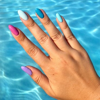 Legendary Spa - My summer set nails! - Nail Salons Near Me - Chicago, Illinois
