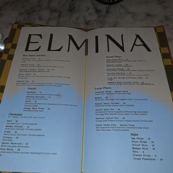 Elmina - Menu - African Near Me - Washington, DC, District of Columbia