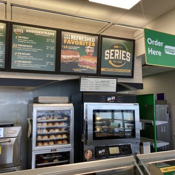 Subway - menus on the wall above the counter - Sandwiches Near Me - Lakewood, Colorado Subway - menus on the wall above the counter - Sandwiches Near Me - Lakewood, Colorado