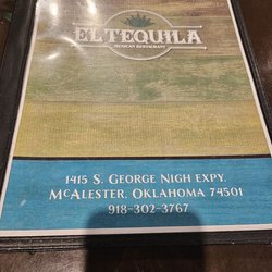 El Tequila - Menu