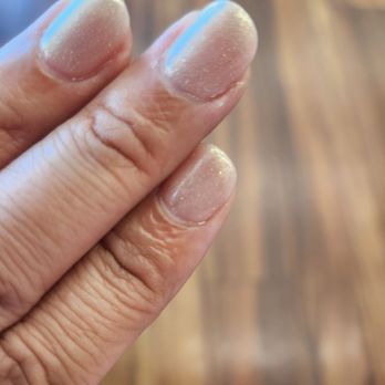 Vy Nail & Lash - Asked for subtle color gel. Layered with base color and sparkles...love how it turned out semi iridescent! - Nail Salons Near Me - Encino, California Vy Nail & Lash - Asked for subtle color gel. Layered with base color and sparkles...love how it turned out semi iridescent! - Nail Salons Near Me - Encino, California
