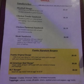 Frank's Original Grill - Sammy's - Bars Near Me - Beaver Falls, Pennsylvania