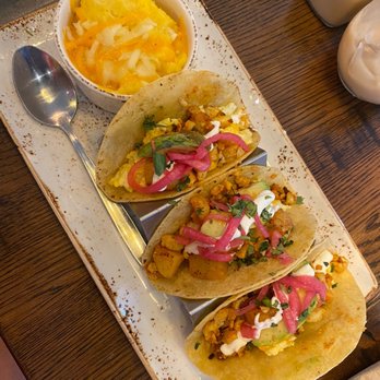 First Watch - Cauli-rizo tacos and cheese grits - Breakfast & Brunch Near Me - Lake Mary, Florida First Watch - Cauli-rizo tacos and cheese grits - Breakfast & Brunch Near Me - Lake Mary, Florida