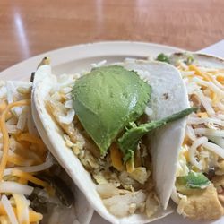 Abby's Mexican Food - Potato Egg & Cheese with Avocado