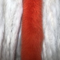 Kersner Furs - White Fur / Orange Headband