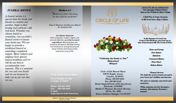 Circle Of Life Funeral Home Obituaries