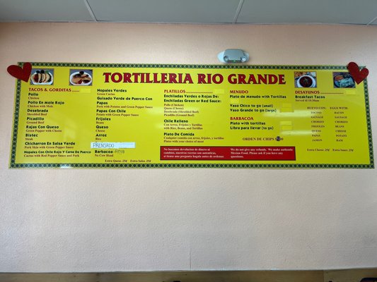 Menu photo 1 Tortilleria Rio Grande Austin, TX Menu photo 1 Tortilleria Rio Grande Austin, TX
