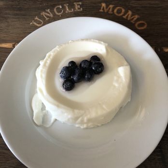 Uncle Momo - muhalabia - milk pudding with rose water. - Lebanese Near Me - Jersey City, New Jersey Uncle Momo - muhalabia - milk pudding with rose water. - Lebanese Near Me - Jersey City, New Jersey