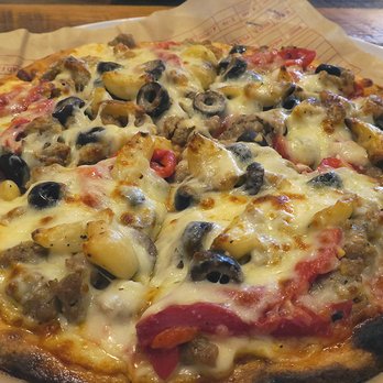 MOD Pizza - My pizza with sausage - Pizza Near Me - West Sacramento, California MOD Pizza - My pizza with sausage - Pizza Near Me - West Sacramento, California