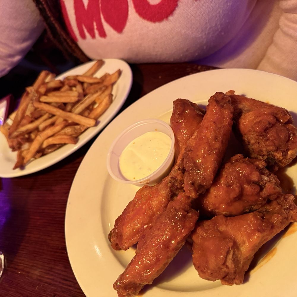 Wings and fries Wings and fries
