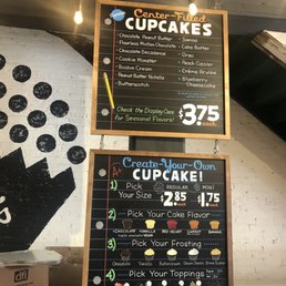 Cupcake menu!