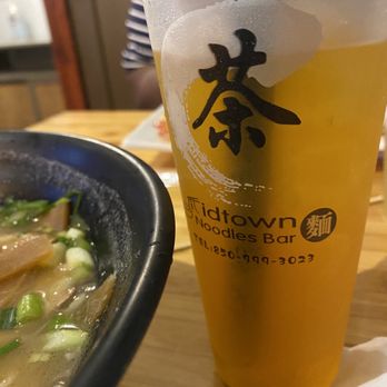 Midtown Noodles Bar - Peach Tea - Ramen Near Me - Tallahassee, Florida