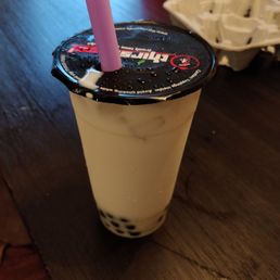 Coconut Milk Tea with Boba Coconut Milk Tea with Boba