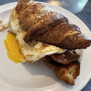 Flying With Jerome - Bacon egg & cheese croissant - Breakfast & Brunch Near Me - Clearwater, Florida