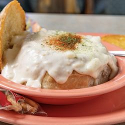 The Quarterdeck Seafood Bar & Grill - Sourdough Clam Chowder