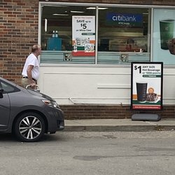7-Eleven - This guy who is missing a leg and uses a walker stood outside and pounded on the windows. Apparently he's a loyal 7-11 customer