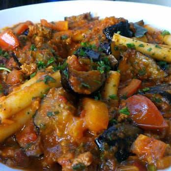 26 Beach Restaurant - eggplant pasta. great bold flavor with a good balance in pasta and sauce. - New American Near Me - Venice, California 26 Beach Restaurant - eggplant pasta. great bold flavor with a good balance in pasta and sauce. - New American Near Me - Venice, California