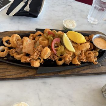 Franciscan Crab Restaurant - Calamari app - Seafood Near Me - San Francisco, California Franciscan Crab Restaurant - Calamari app - Seafood Near Me - San Francisco, California