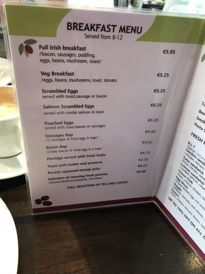 Menu photo 2 Olive Cafe Dublin, D